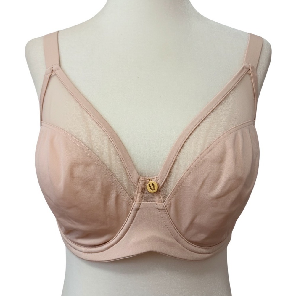 Understance Harper Spacer Bra 34D Soft Pink Mesh Underwire Intimates‎